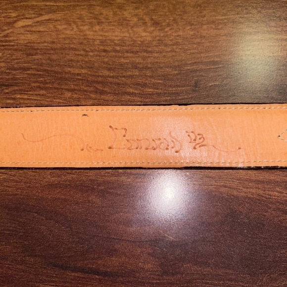 Men's Leather Belt - Picture 3 of 8